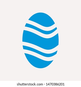 easter eggs simple icon isolated sign symbol vector illustration - vector  