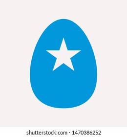 easter eggs simple icon isolated sign symbol vector illustration - vector  