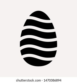 easter eggs simple icon isolated sign symbol vector illustration - vector  