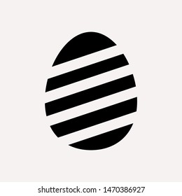 easter eggs simple icon isolated sign symbol vector illustration - vector  