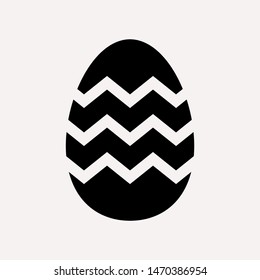 easter eggs simple icon isolated sign symbol vector illustration - vector  