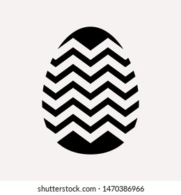easter eggs simple icon isolated sign symbol vector illustration - vector  