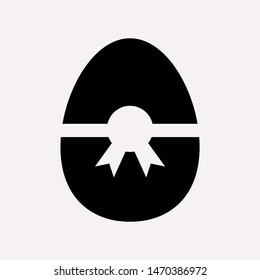 easter eggs simple icon isolated sign symbol vector illustration - vector  