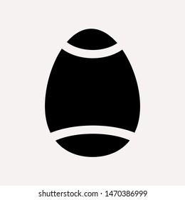 easter eggs simple icon isolated sign symbol vector illustration - vector  