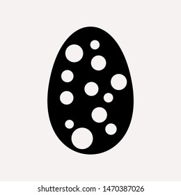 easter eggs simple icon isolated sign symbol vector illustration - vector  