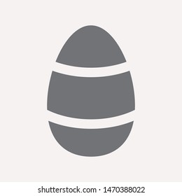 easter eggs simple icon isolated sign symbol vector illustration - vector  