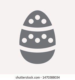 easter eggs simple icon isolated sign symbol vector illustration - vector  