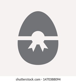 easter eggs simple icon isolated sign symbol vector illustration - vector  