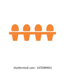 easter eggs simple icon isolated sign symbol vector illustration - vector  
