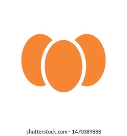 easter eggs simple icon isolated sign symbol vector illustration - vector  