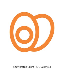 easter eggs simple icon isolated sign symbol vector illustration - vector  