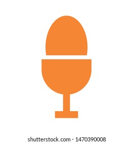 easter eggs simple icon isolated sign symbol vector illustration - vector  