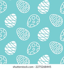 easter eggs stylish pattern christianity