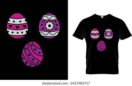 Easter Eggs T-shirt design. shirt design. vector,.