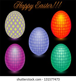 Easter eggs, vector