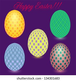 Easter eggs, vector