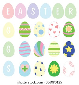 Easter Eggs , Vector
