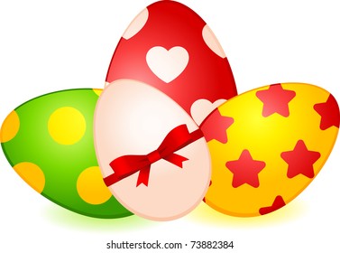 Easter Eggs. Vector