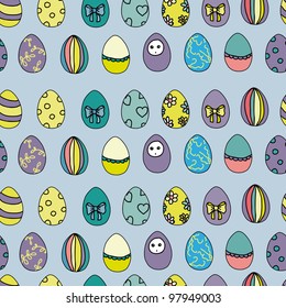 Easter eggs in vector