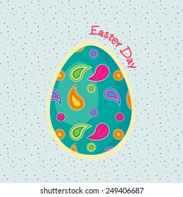 Easter eggs  vector card