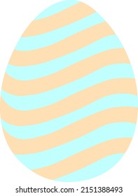 Easter eggs in vector clipart