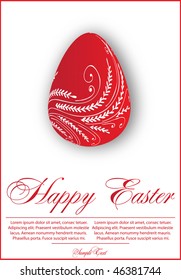 Easter eggs, vector illustration