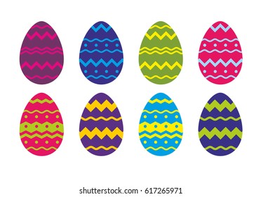 Easter eggs - vector illustration