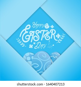 The Easter eggs vector image for holiday content.