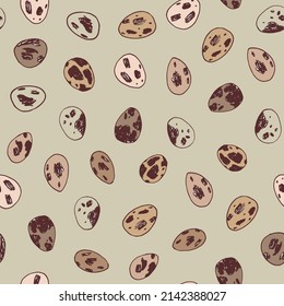 Easter eggs vector seamless pattern