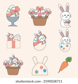 easter element fordesign poster sale