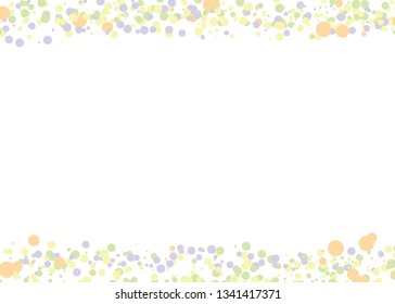 Easter festive decoration, design template. Summer spring style confetti splash.