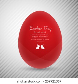  Easter flat elements. Vector illustration.