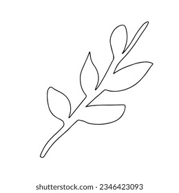 Primavera de doodle floral de Pascua adorable elemento de diseño. Diseño de la página tradicional de coloración de huevos de la primavera