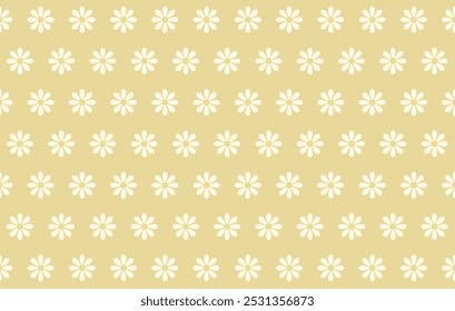 Easter floral seamless vector pattern simple hand drawn cartoon style. Pastel colors colorful background. Ideal for printing textiles, clothes, packaging, wrapping paper, wallpaper

