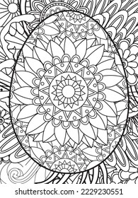 Easter Flower Coloring Pages For Adults.