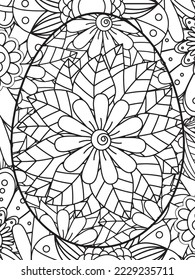 Easter Flower Coloring Pages For Adults.
