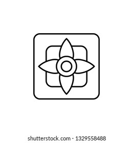 Easter, flower, nature icon. Element of easter day icon. Thin line icon for website design and development, app development. Premium icon