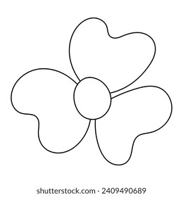 flores de Pascua decoración plantas de color icono elemento vectorial ilustración