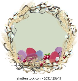 Easter. Easter frame