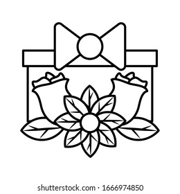 regalo de Semana Santa decorado en el diseño de ilustraciones vectoriales de fondo blanco