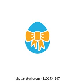Easter Gift Logo Icon Design