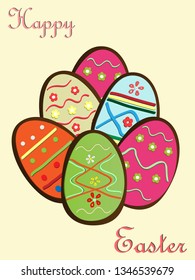 Easter gingerbread illustration
