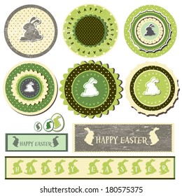 Easter Green Banner Set