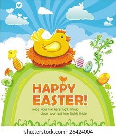 Easter greeting card