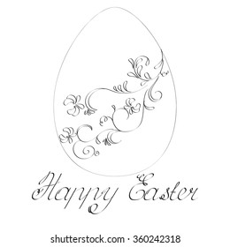Easter greeting card