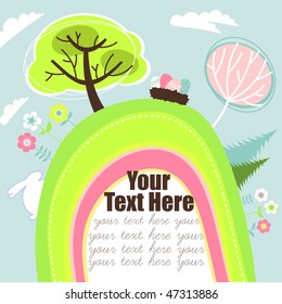 Easter greeting card