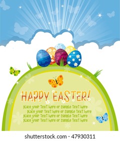 Easter greeting card