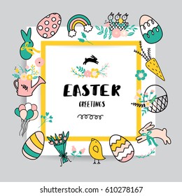 Easter greeting card