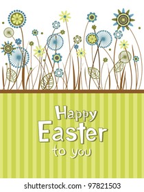 Tarjeta de saludo de Pascua