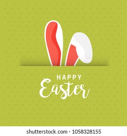 Easter Greeting card Background.